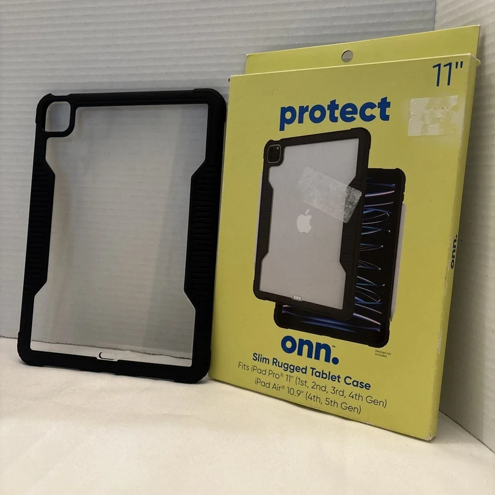 onn. 1042801 Slim Rugged Tablet Case for 11'' Screen iPad Pro and 10.9